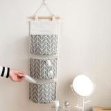 3 Grids Wall Hanging Storage Bag Organizer