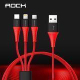 3 IN 1 Durable USB Fast Charging Cable