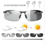 Photochromic Sunglasses with Polarized Lens for Outdoor 100% UV Protection, Anti Glare, Reduce Eye Fatigue